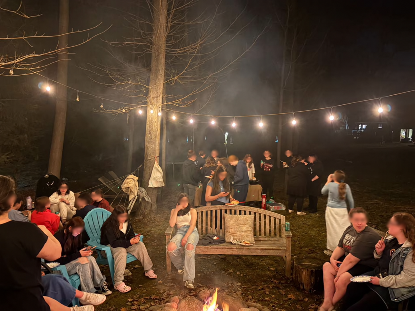 Bonfire & Music Chill · time with friends