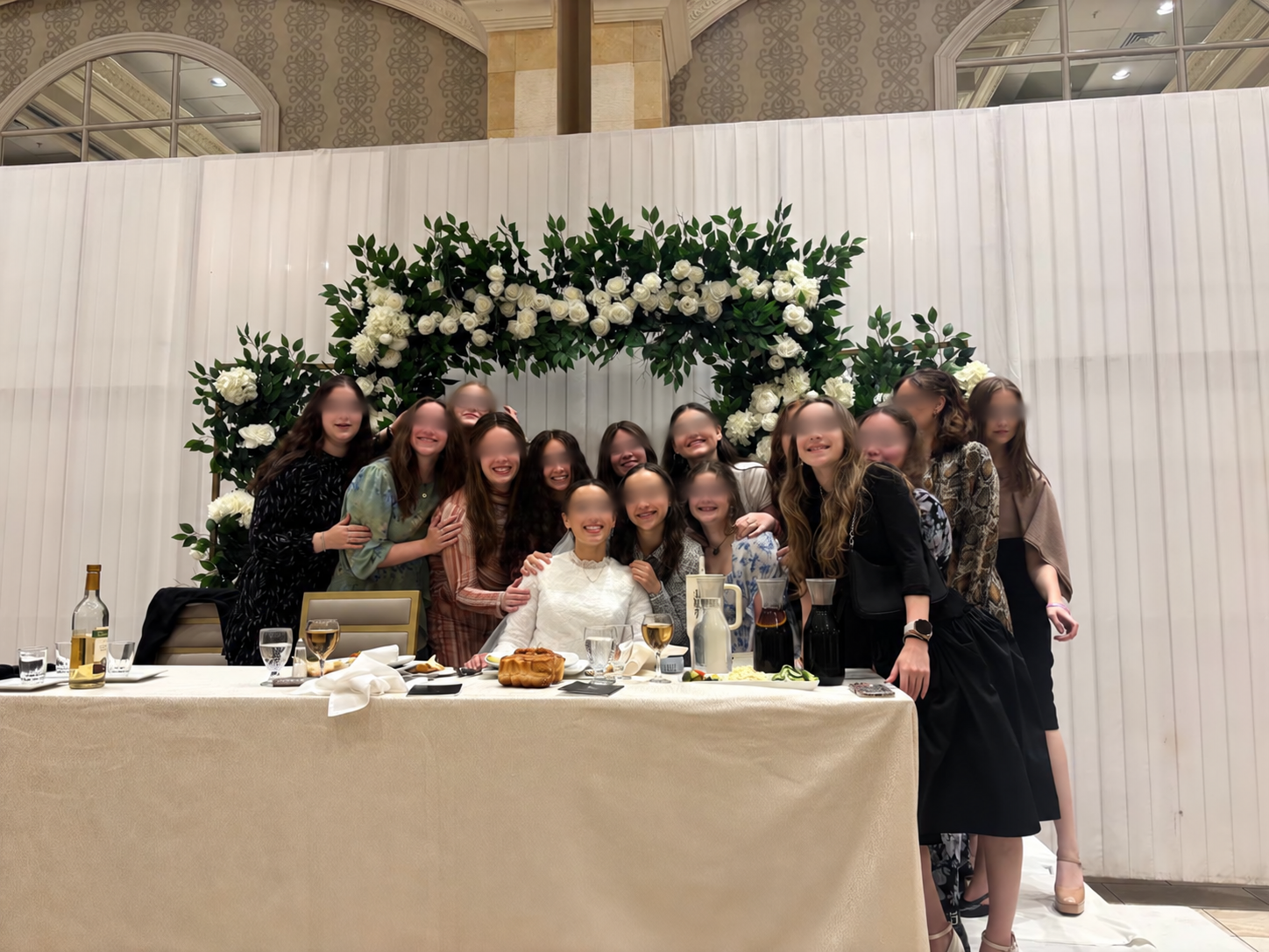 Member Wedding · together beside the bride